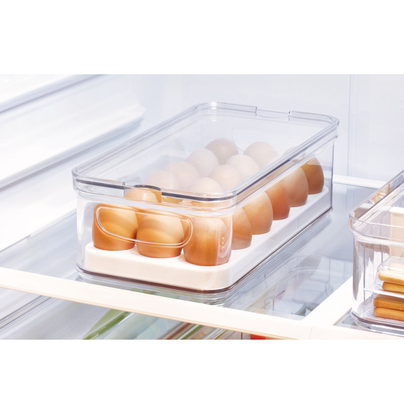 iDesign Crisp Stackable Refrigerator and Pantry Produce Food Storage